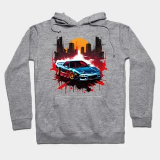 honda nsx city skyline Hoodie